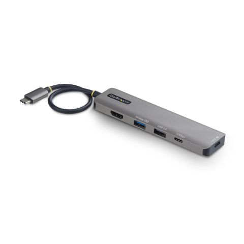 StarTech.com 164B-USBC-MULTIPORT station d'accueil Avec fil USB 3.2 Gen 2 (3.1 Gen 2) Type-C Gris