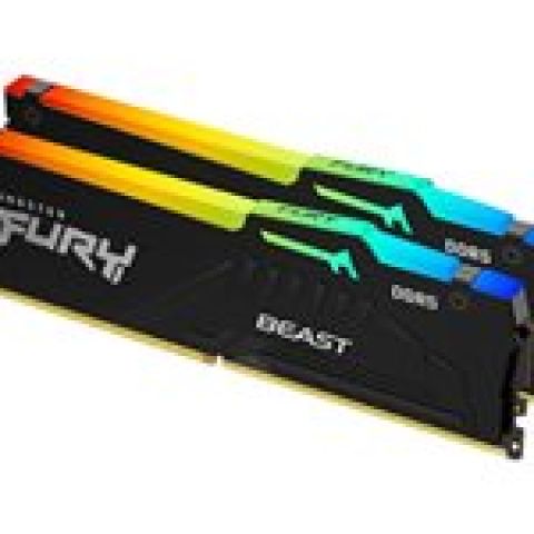 Kingston Technology FURY Beast RGB module de mémoire 16 Go 2 x 8 Go DDR5 5200 MHz