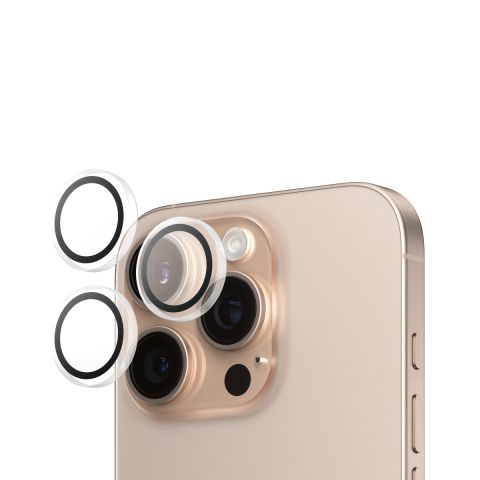 PanzerGlass ® Hoops® Camera Lens Protector Transparent iPhone 16 Pro 