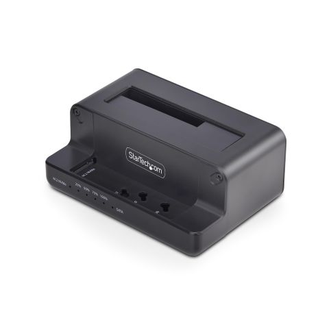 StarTech.com Duplicateur de Disque M.2 NVMe vers 2,5/3,5 » SATA, Clonage/Dock de Disque SSD Autonome à Deux Baies, NVMe vers SATA / SATA vers NVMe Bidirectionnel, Jusqu'à 27 Go/min, TAA