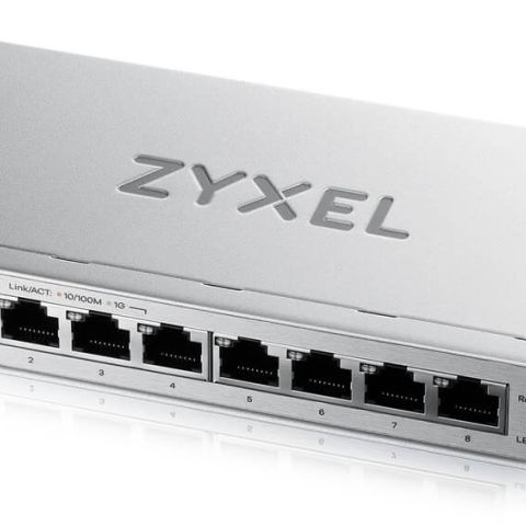 Zyxel GS1200-8V3 Géré L2 Gigabit Ethernet (10/100/1000) Bureau Gris