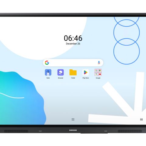 Samsung WA65D tableau blanc interactif 165,1 cm (65") 3840 x 2160 pixels Écran tactile Gris