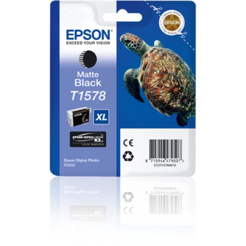 Epson T1578 cartouche d'encre 1 pièce(s) Original Rendement élevé (XL) Noir