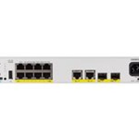Cisco Catalyst C9200CX-8P-2X2G-E commutateur réseau Géré L2/L3 Gigabit Ethernet (10/100/1000) Connexion Ethernet, supportant l'alimentation via ce port (PoE) Gris