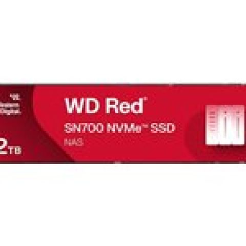 QNAP WD, SSD, Red SN700, PCIe NVMe Gen3, M.2 2280, 2TB, WDS200T1R0C