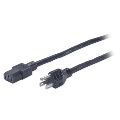 Power Cord Kit Noir 0,61 m NEMA 5-15P