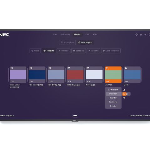 Sharp ME551-MPi4 Écran plat interactif 139,7 cm (55") LCD 450 cd/m² 4K Ultra HD Noir Écran tactile