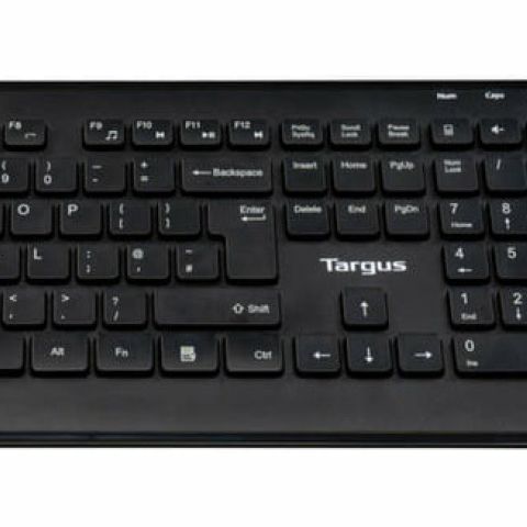 Targus AKM610UK clavier Souris incluse RF sans fil QWERTY Anglais Noir