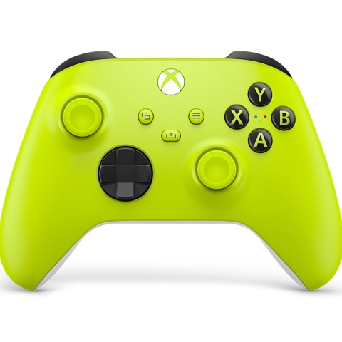Xbox Wireless Controller Electric Volt Jaune Bluetooth Joystick Analogique/Numérique Xbox, Xbox One, Xbox Series S