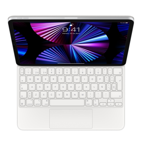 clavier pour tablette Blanc QWERTY Espagnole