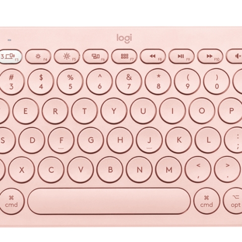 K380 For Mac clavier Bluetooth QWERTY US International Rose