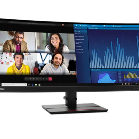 Lenovo ThinkVision P34w-20 LED display 86,7 cm (34.1") 3440 x 1440 pixels Wide Quad HD Noir