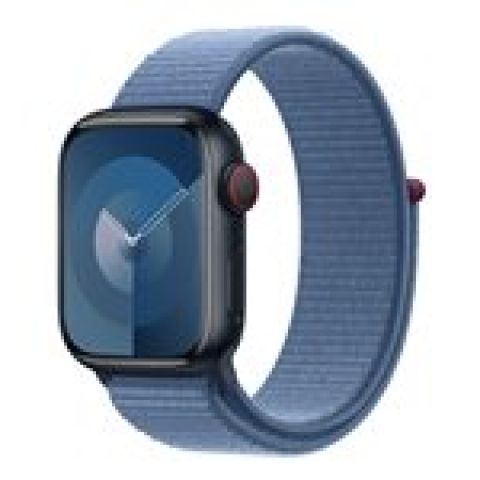 Apple WATCH 41 WINTER BLUE SL Bande Nylon, Polyester recyclé, Spandex