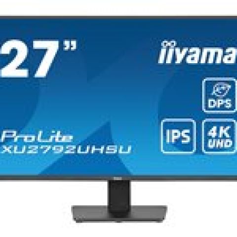 iiyama ProLite XU2792UHSU-B6 écran plat de PC 68,6 cm (27") 3840 x 2160 pixels 4K Ultra HD LED Noir