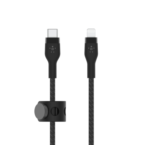 Belkin CAA011BT3MBK câble USB 3 m USB C USB C/Lightning Noir