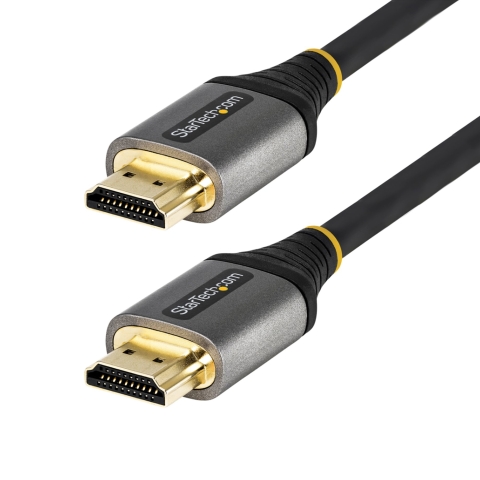 StarTech.com Câble HDMI 2.1 8K - 1m - Câble HDMI Certifié Ultra High Speed 48Gbps - 8K 60Hz/4K 120Hz HDR10+ eARC - Câble Ultra HD 8K HDMI - Écran/TV/Affichage - Gaine Flexible TPE