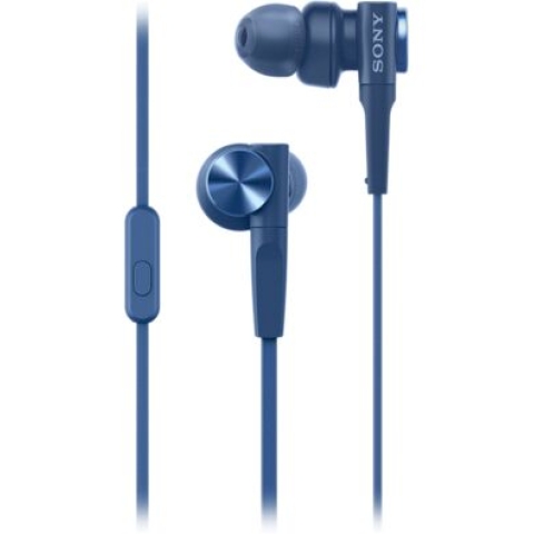 Sony MDR-XB55AP Écouteurs Ecouteurs Connecteur de 3,5 mm Bleu