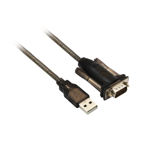 ACT AC6000 câble Série Noir 1,5 m USB Type-A DB-9