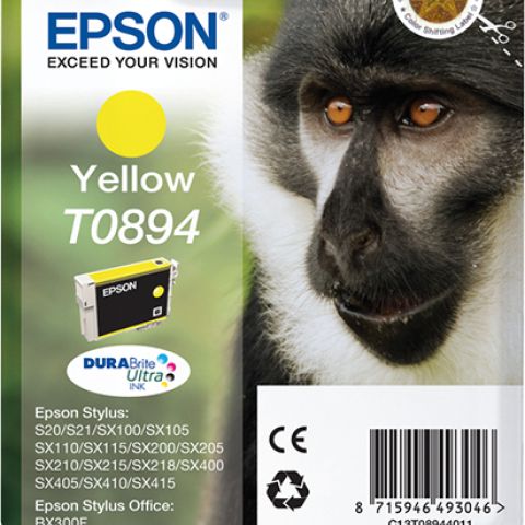 Ink Cartridge T0894 Yellow Blister W/ RF