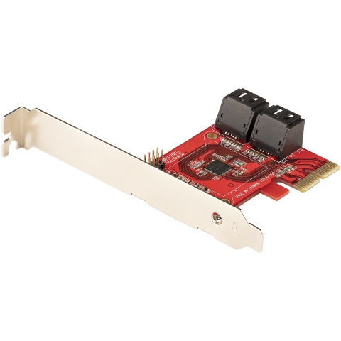SATA PCIe Card 4 Ports 6Gbps Non-RAID