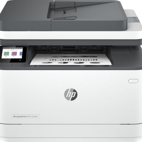 HP LaserJet Pro Imprimante multifonction 3102fdw, Noir et blanc, Imprimante pour Petites/moyennes entreprises, Impression, copie, scan, fax, Impression recto-verso. Numérisation vers e-mail. Numériser vers PDF