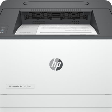 HP LaserJet Pro Imprimante 3002dn, Noir et blanc, Imprimante pour Petites/moyennes entreprises, Imprimer, Wi-Fi double fréquence. Sécurité renforcée. Écoénergétique. Vitesses de première page imprimée. Impression recto-verso. Roam