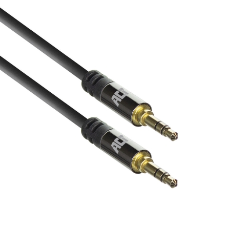 câble audio 1,5 m 3,5mm Noir