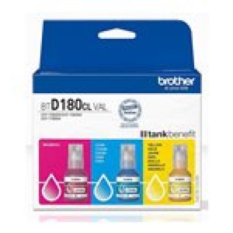 Brother BTD180CLVAL Bouteilles d'encre couleur multipack 