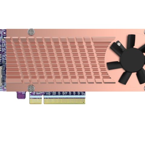 QNAP Card QM2 carte et adaptateur d'interfaces Interne PCIe, RJ-45