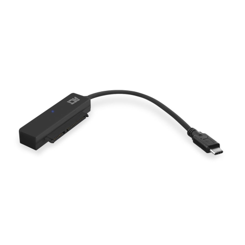 ACT AC1525 changeur de genre de câble USB Type-C SATA 7-pin + 15pin Noir