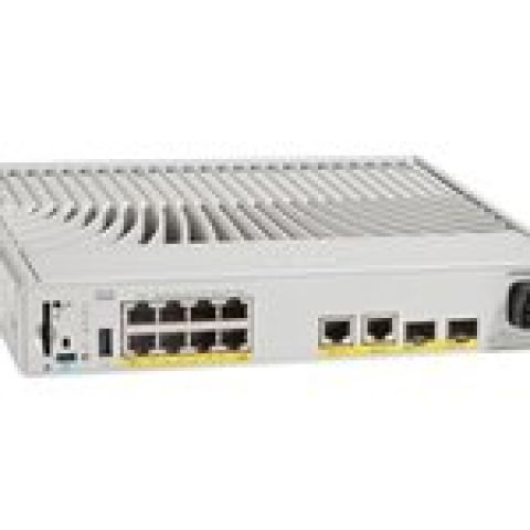 Cisco C9200CX-8P-2XGH-A commutateur réseau Géré Gigabit Ethernet (10/100/1000) Connexion Ethernet, supportant l'alimentation via ce port (PoE)