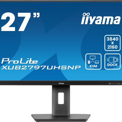 iiyama ProLite XUB2797UHSNP-B1 écran plat de PC 68,6 cm (27") 3840 x 2160 pixels 4K Ultra HD LED Noir