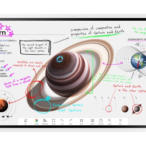 Samsung WM55B Panneau plat de signalisation numérique 139,7 cm (55") VA Wifi 350 cd/m² 4K Ultra HD Blanc Écran tactile Intégré dans le processeur Tizen 6.5 16/7