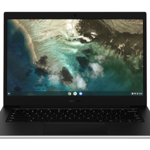 Samsung Chromebook Galaxy Go N4500 35,6 cm (14") WXGA Intel® Celeron® 4 Go LPDDR4x-SDRAM 64 Go eMMC Wi-Fi 6 (802.11ax) Système d'exploitation Chrome Argent