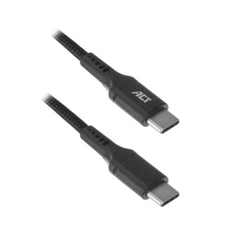 ACT AC3096 câble USB 1 m USB 2.0 USB C Noir