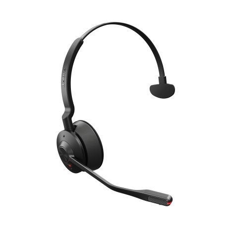 Jabra ENGAGE 55 UC MONO USB-A EMEA/APAC Arceau Bureau/Centre d'appels Micro-USB Noir, Titane