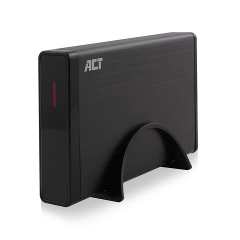 ACT AC1400 Boîtier de disques de stockage Boîtier disque dur/SSD Noir 3.5"