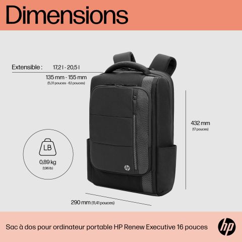 HP Renew Executive 16-inch Laptop Backpack