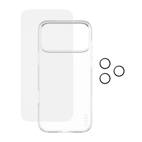  CARE by ® 3-in-1 Fashionable Combo Bundle iPhone 17 Pro Max Protection d'écran transparent Apple 1 pièce(s)