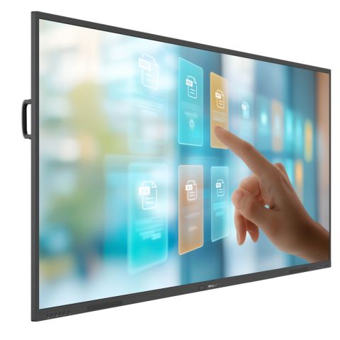 Philips 86BDL4252E/00 Écran d'affichage dynamique Écran plat interactif 2,18 m (86") LED Wifi 400 cd/m² 4K Ultra HD Noir Écran tactile Intégré dans le processeur Android 14