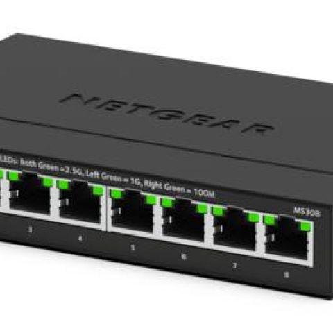 NETGEAR MS308E Non-géré 2.5G Ethernet (100/1000/2500) Noir