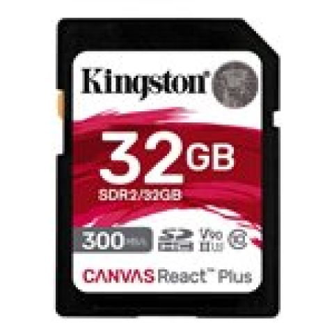 Kingston Technology Canvas React Plus 32 Go SD UHS-II Classe 10