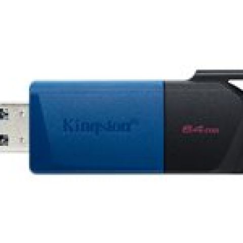 Kingston Technology DataTraveler Exodia M lecteur USB flash 64 Go USB Type-A 3.2 Gen 1 (3.1 Gen 1) Noir, Bleu