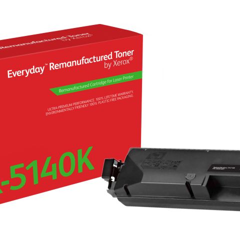 Remanufacturé Everyday Toner remanufacturé Noir Everyday™ de Xerox compatible avec Kyocera TK-5140K, Capacité standard
