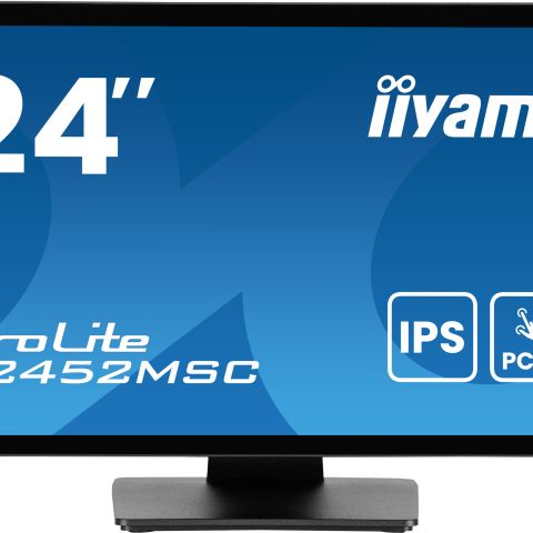 iiyama ProLite T2452MSC-B1AG écran plat de PC 60,5 cm (23.8") 1920 x 1080 pixels Full HD LED Écran tactile Noir