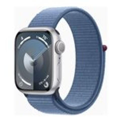 Apple Watch Series 9 41 mm Numérique 352 x 430 pixels Écran tactile Argent Wifi GPS (satellite)