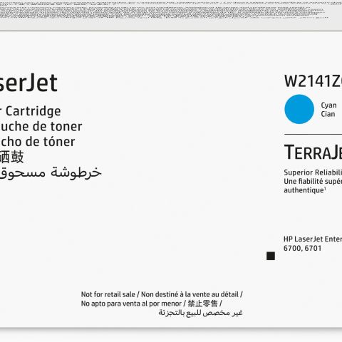 HP Cartouche de toner cyan Contract LaserJet authentique W2141ZC