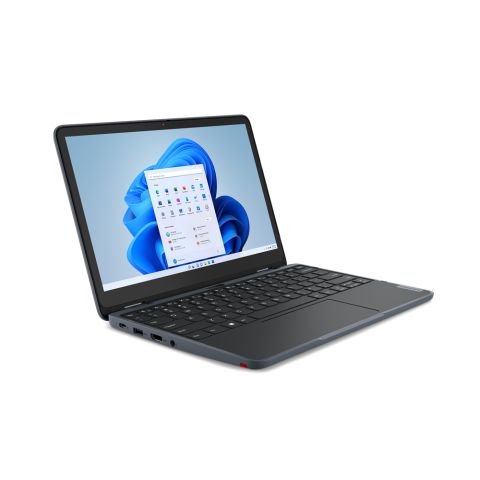 Lenovo 300w Yoga Gen 4 29,5 cm (11.6") Écran tactile HD Intel® N N100 4 Go LPDDR5-SDRAM 128 Go SSD Wi-Fi 6 (802.11ax) Windows 10 Pro Education Gris