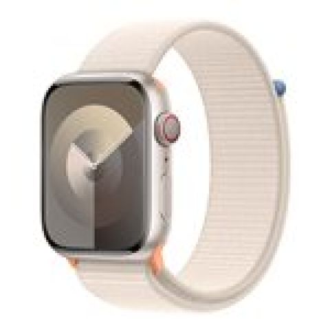 Apple WATCH 45 STARLIGHT SL Bande Nylon, Polyester recyclé, Spandex