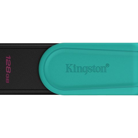 Kingston Technology DataTraveler 128GB Portable USB 3.2 Gen 1 Exodia S (Noir/Turquoise)